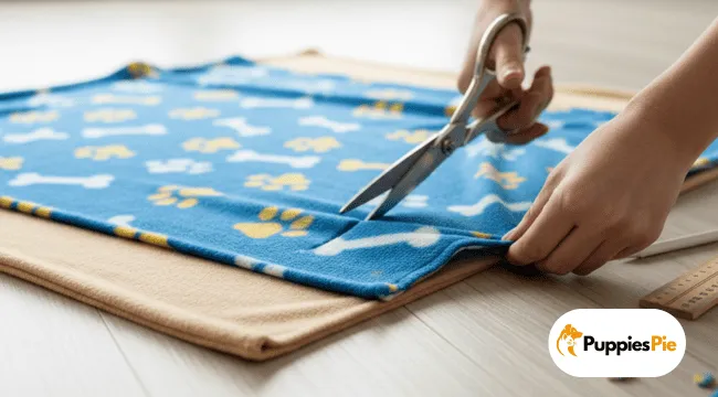 Make a DIY No-Sew Dog Bed from a Pillow 8 Create the Pillow Pocket 1