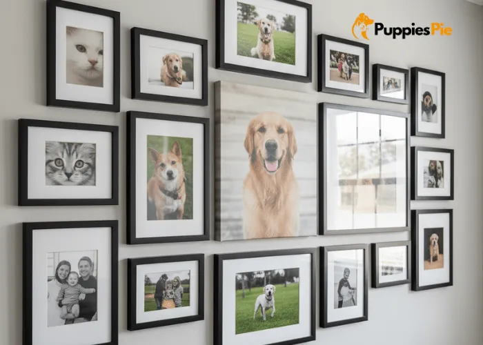 Photo wall print tips: choose matte finish to avoid glare, mix in canvas prints for texture, and combine large anchor photos with smaller surrounding ones.