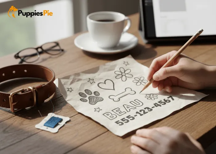 Dog Collar Embroidery: Personalize Your Pup’s Style the Easy Way 1 DIY dog collar embroidery with name, paw prints, hearts, or bones for a personalized, stylish look.