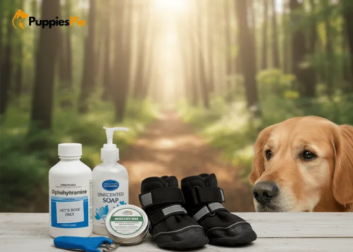 Assemble a Comprehensive DIY Dog First Aid Kit for Emergencies 4 Dog first aid medications including Benadryl tablets with dosage guidance from a veterinarian.