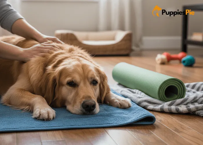 Dog Nail Care Kit DIY: Trim and Maintain Your Dog’s Nails at Home 4 Dog positioned on a stable, grippy mat to reduce movement and help both owner and pet stay relaxed during grooming.